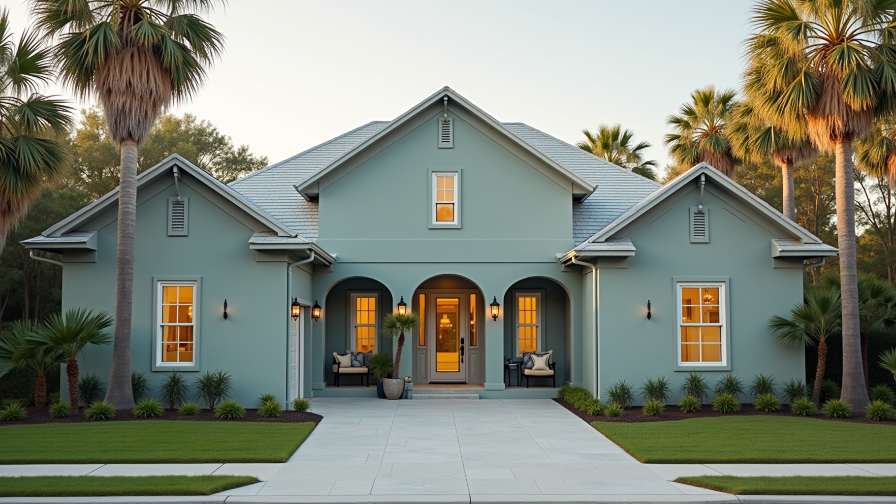 Luxury Florida home freshly painted by Premier Painting Pro