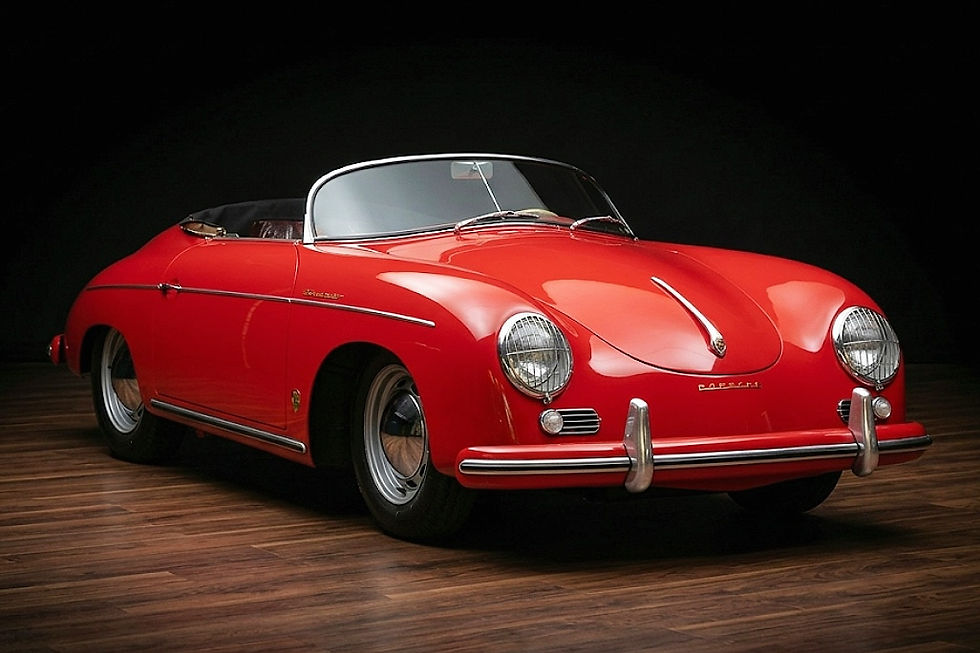 Red Porsche  356 Speedster for Show