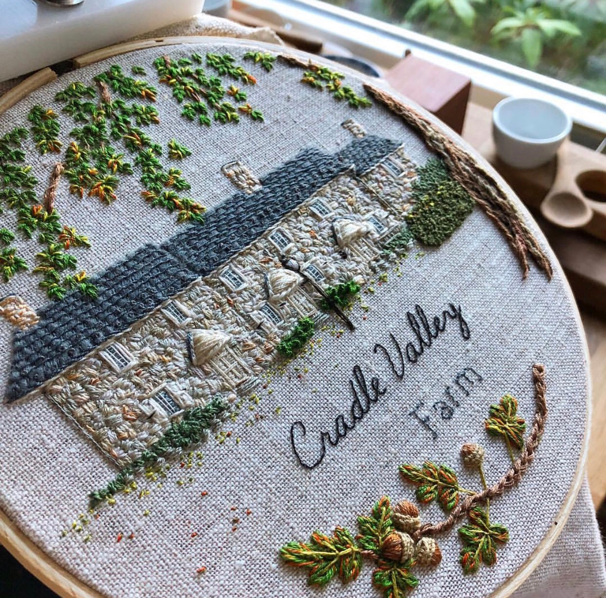 Custom Made Pattern Design: House Portrait