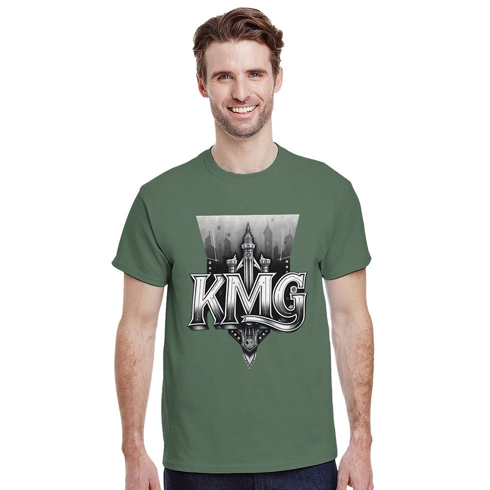 Thumbnail: Unisex Charcoal KMG T-Shirt