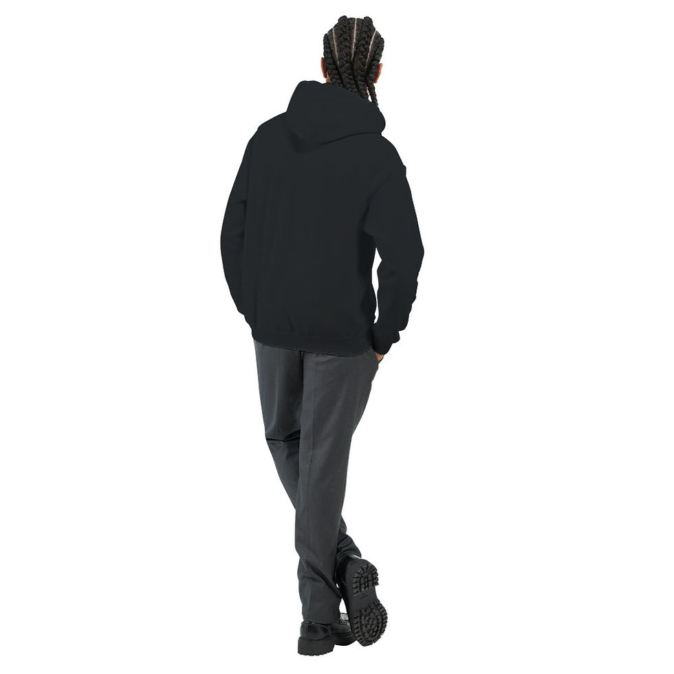 Thumbnail: ARWFM187 Unisex Pullover Hoodie | White Font