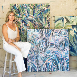 Colorful Abstract Art Studio