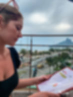 Mesa no terraço com vista - Boteco Belmonte