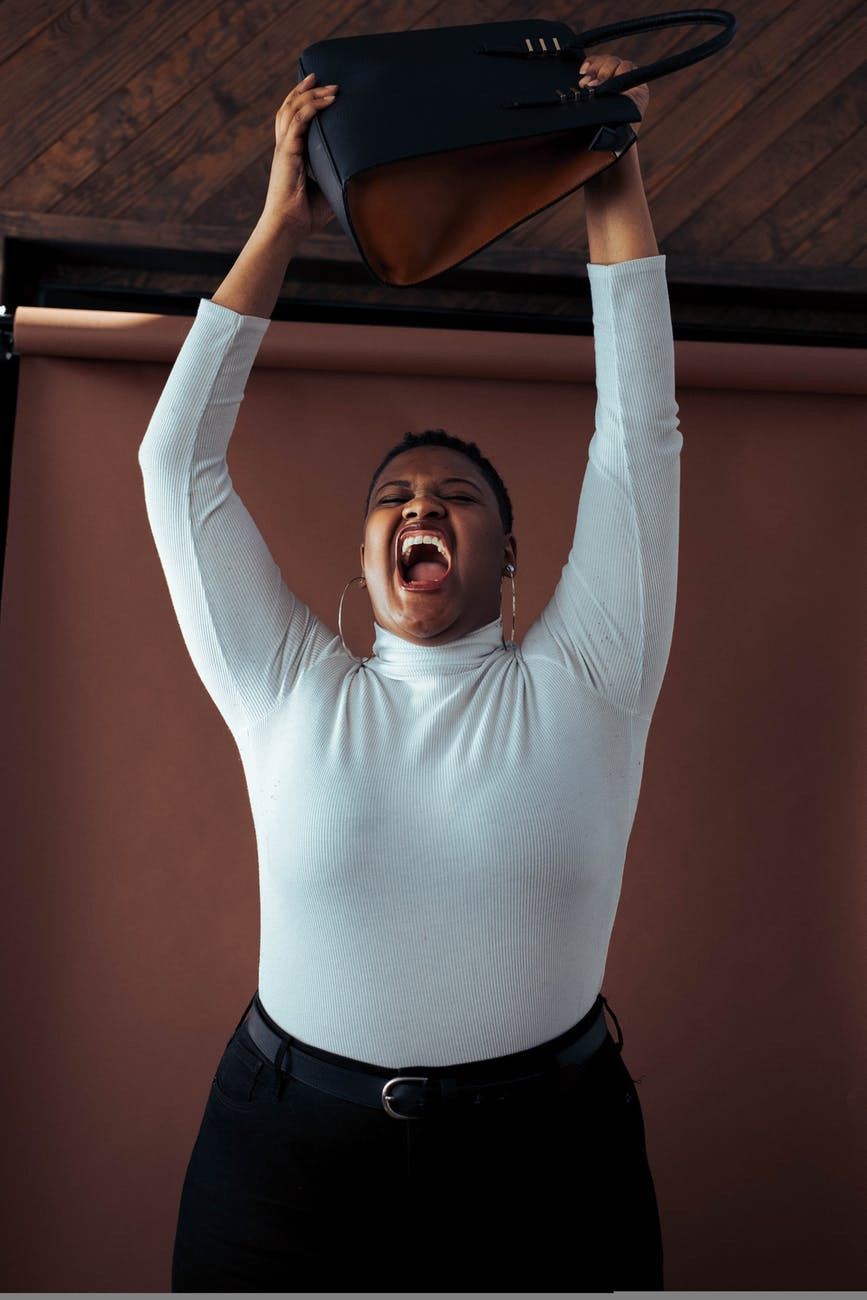 woman in anger