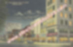 0211 - W. MARKET ST. AT NIGHT, WARREN, OH. - PHOTO ART