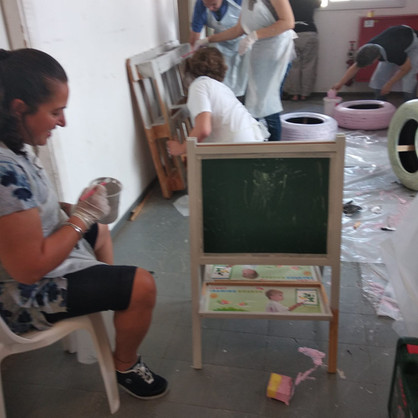 שיפוץ לוח לילדים - בסדנא