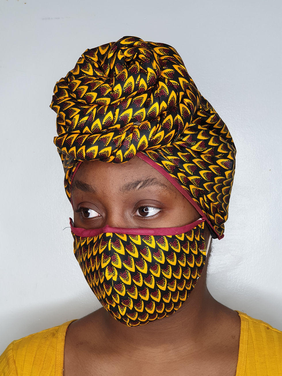 FEMI - Face Mask & Headwrap set