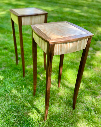 Tall Side Tables | Paul Decarlo Woodwor