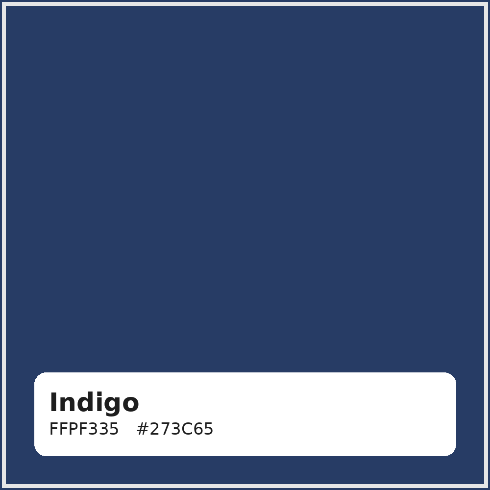 Indigo Embroidery Thread 5000m