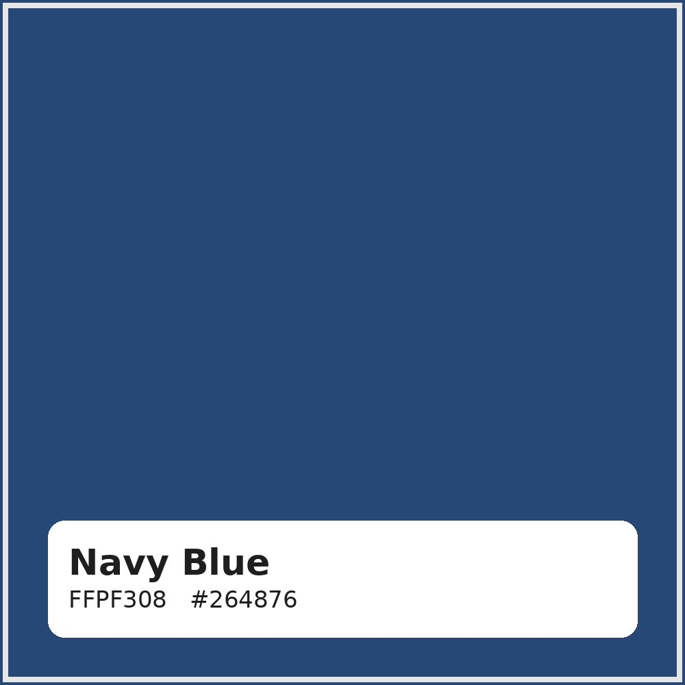 Navy Blue Embroidery Thread 5000m