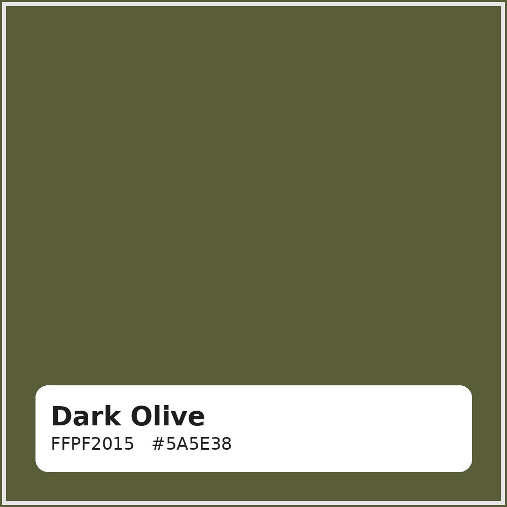 Dark Olive Embroidery Thread 5000m