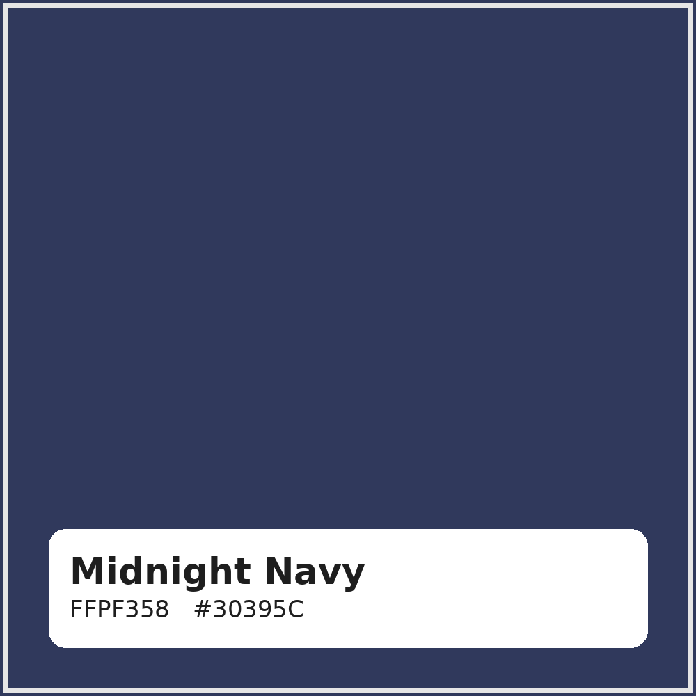 Midnight Navy Embroidery Thread 5000m