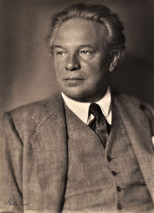 Portret Ottorino Respighi, foto van Ghitta Carell, 1935, Archivo Storico Ricordi, CC-BY 4.0 via Wikimedia Commons