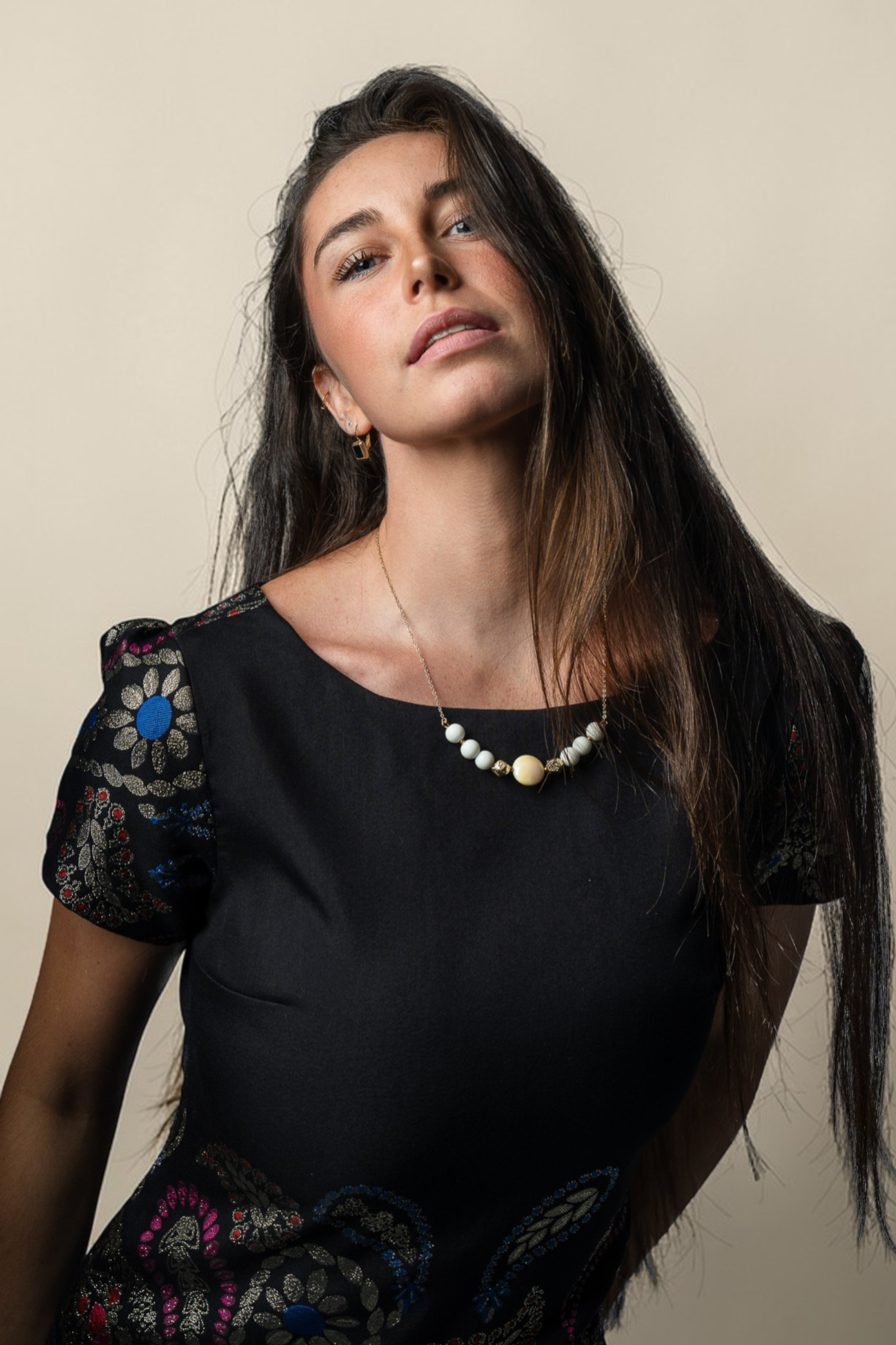 Robe Cachemire brodé