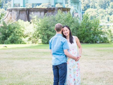 Cathedral Park, Portland Oregon Maternity Session