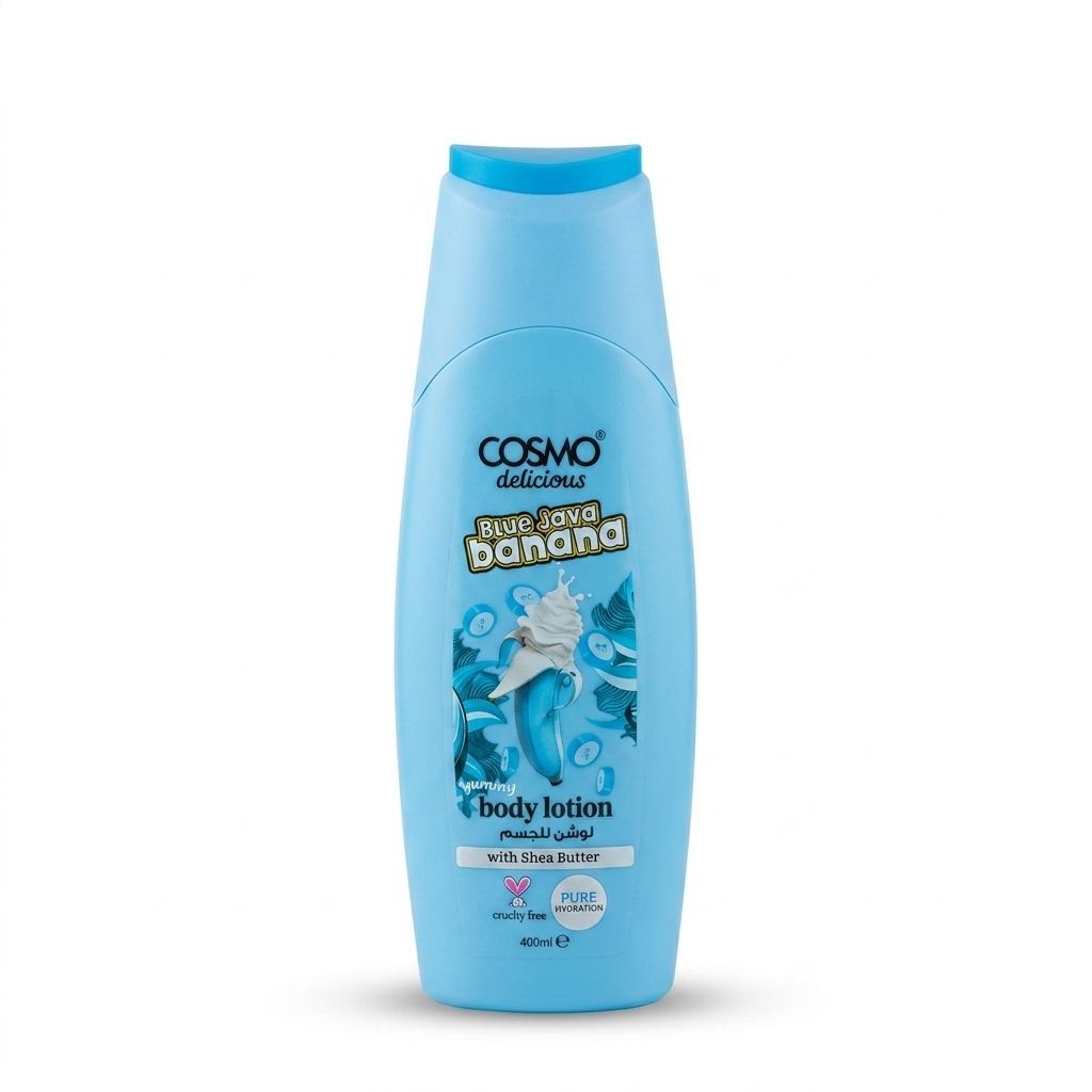 Cosmo Delicious Blue Java Banana Body Lotion 400ml