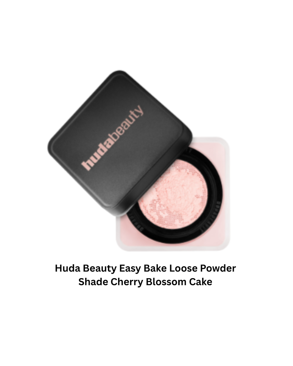 Huda Beauty Easy Bake Loose Powder Shade Cherry Blossom Cake