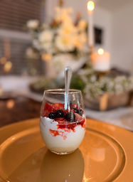 Styled lemon dessert