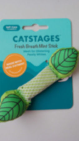 Juguete masticable con menta fresca