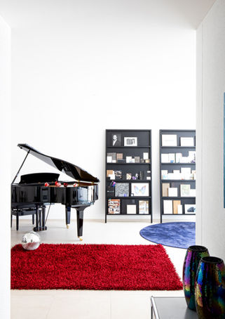 Atelier, Bemusterungen, Showroom, Kunst, Musikzimmer, Teppichauswahl