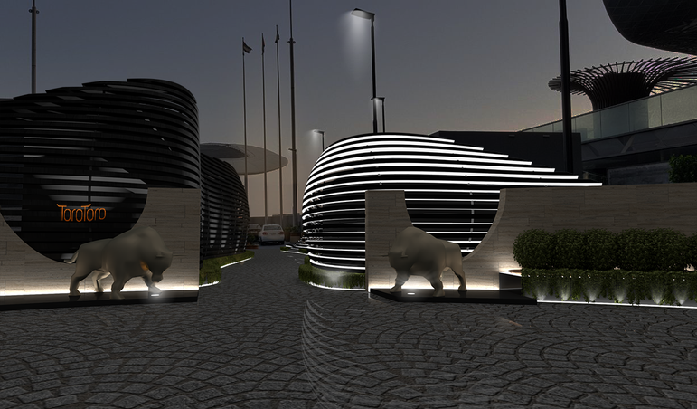 Etihad tower Entrance