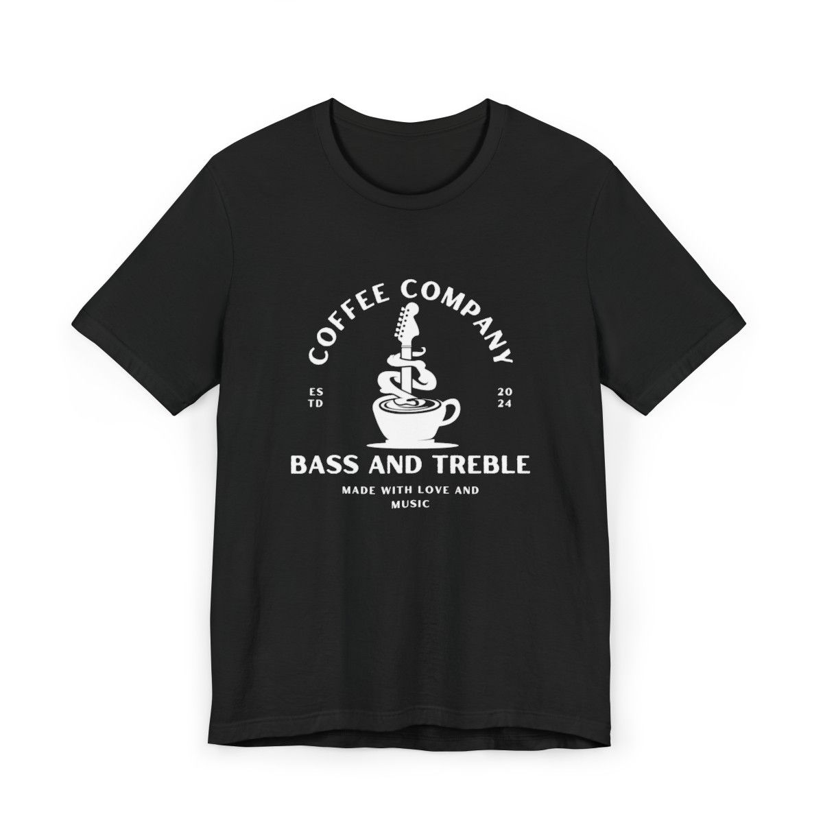 Bass and Treble Coffee Logo Tee