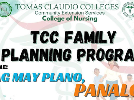 TCC Family Planning Program: “Pag may Plano, Panalo!” 💙👨👩👧👦