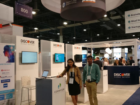 CogniCor team @Money20/20 in partnership with Discover Financial