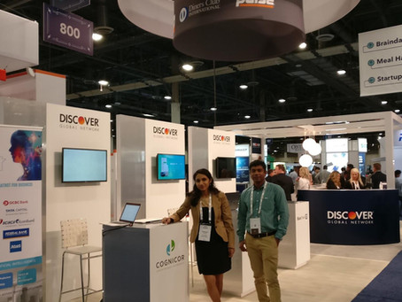 CogniCor team @Money20/20 in partnership with Discover Financial