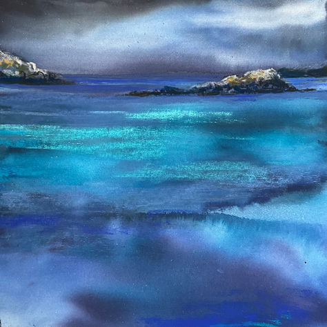 turquoise sea outer Hebrides Isle of Lewis seascape