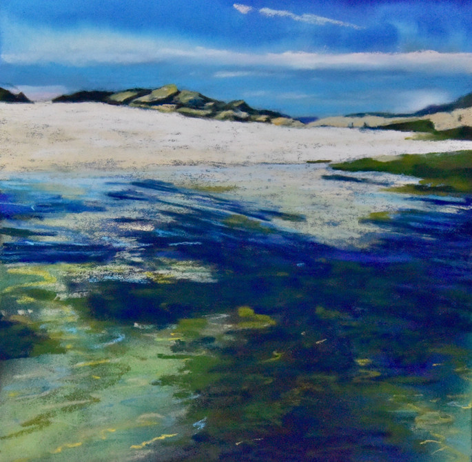 coral beach, Sandaig, Glenelg, wester ross, seascape, Scottish Highlands and Islands, Pastel,