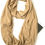 Thumbnail: Infinity Loop Solid Color Scarf With Hidden Zipper Pocket 