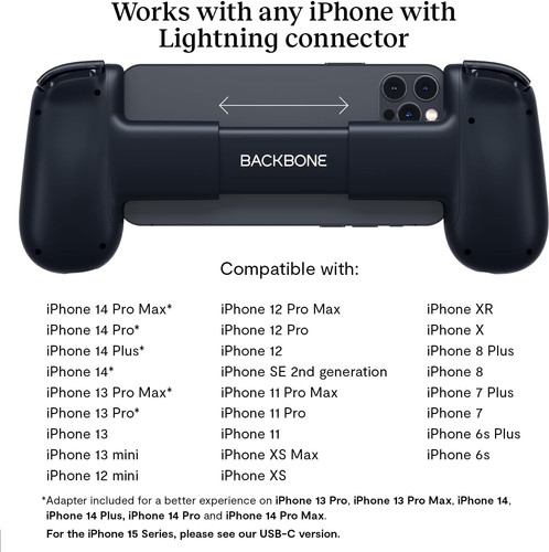 BACKBONE One Mobile Gaming Controller for iPhone (Lightning