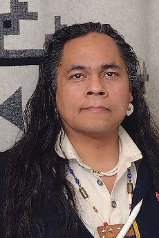 man with long hair