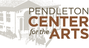 The logo for Pendleton Center for the Arts.
