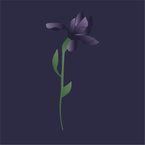 Simple Floral Brand Icon