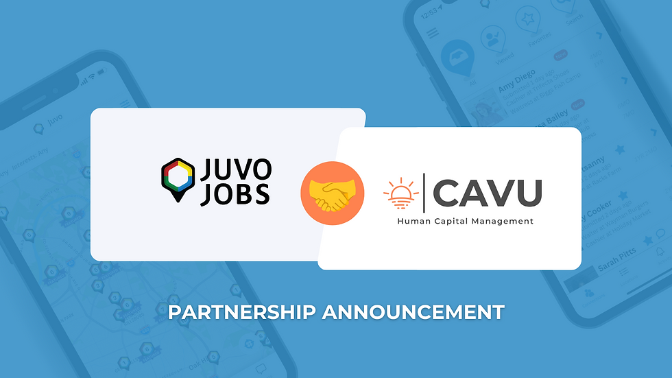 Juvo Jobs and Cavu HCM partner together to help boost hiring for local growing businesses