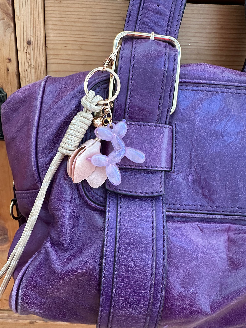 Miniaturbild: Bag Charm Balloon Dog Flieder