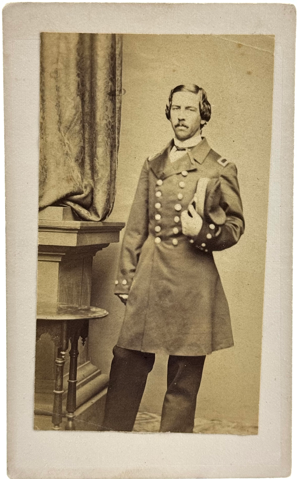 CDV of Civil War Naval Officer taken in Philipsburg, Pa