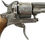 Thumbnail: 19th Century Belgian Pinfire Revolver with Wood Grips