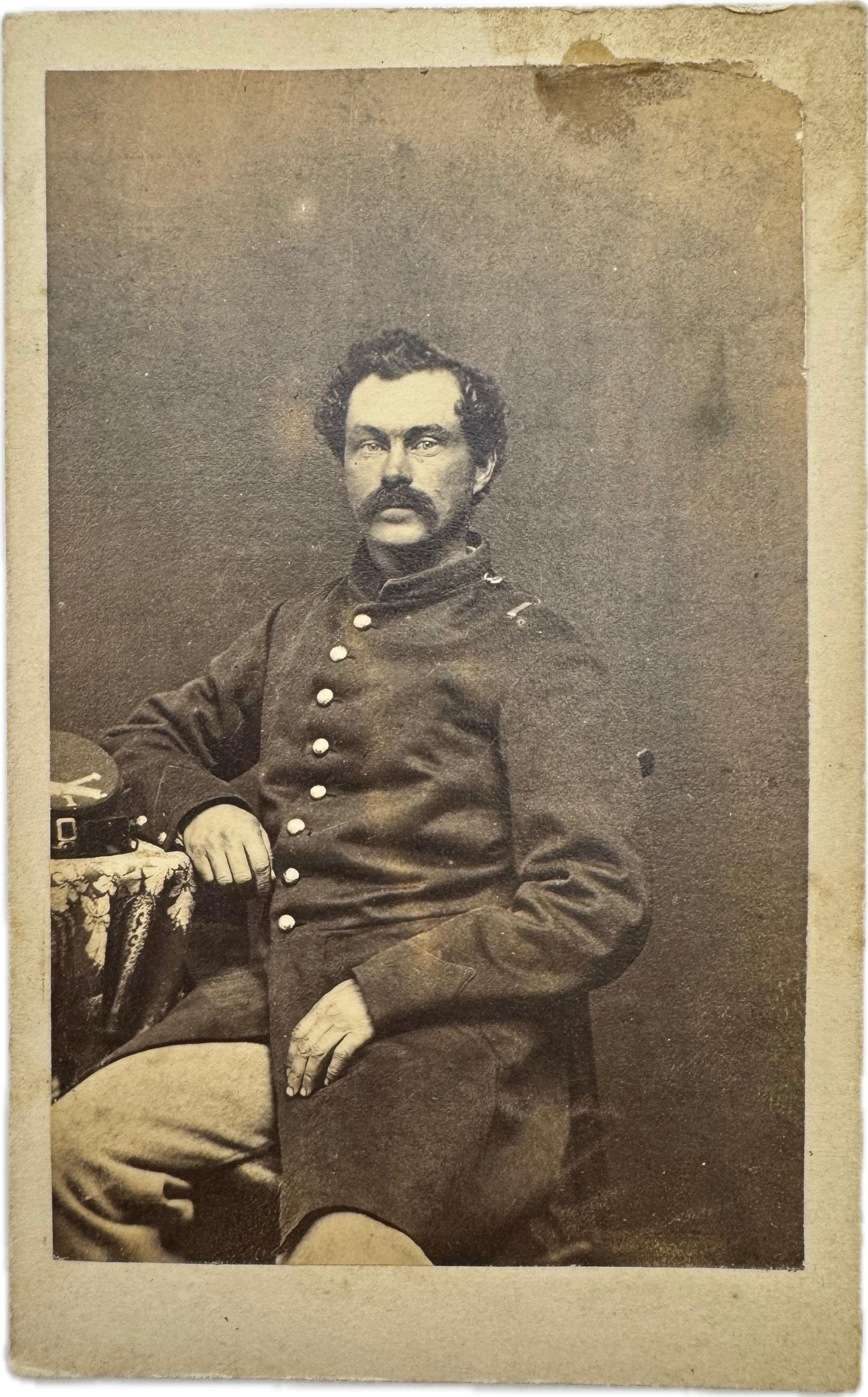 CDV of Moses Clement 1st Massachusetts Heavy Artillery