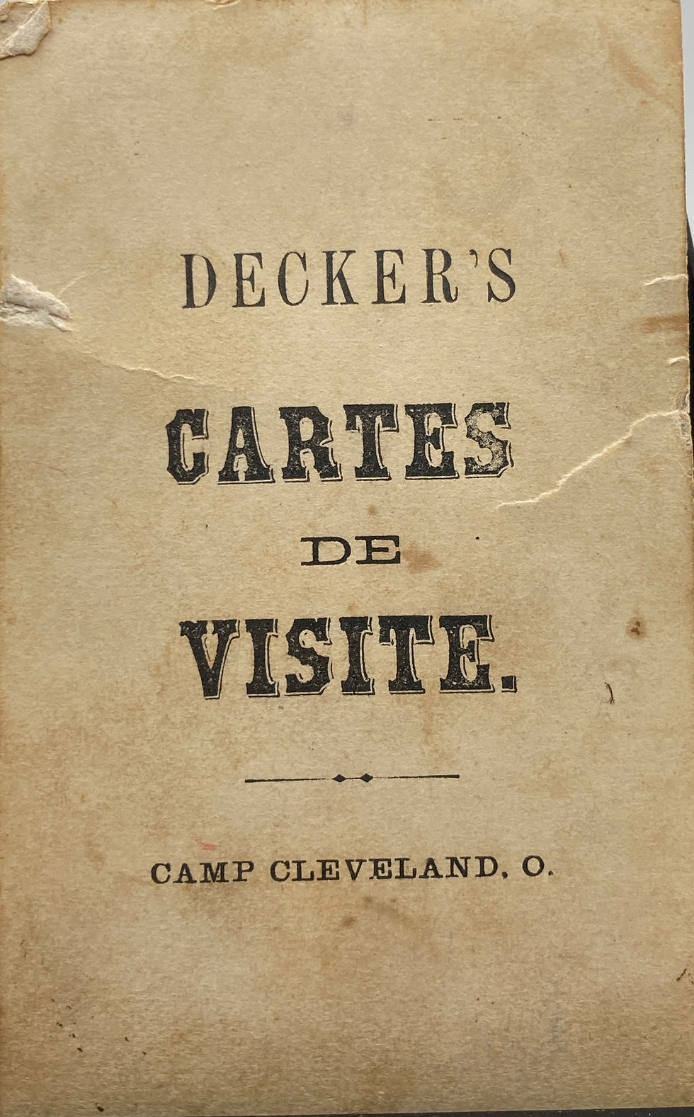 Thumbnail: Triple Armed Federal CDV including a Starr Revolver! Deckers Camp Cleveland, OH