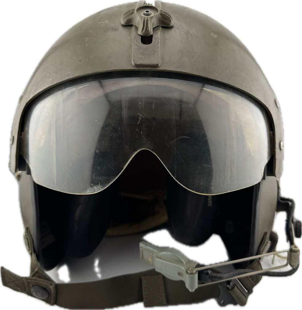 Thumbnail: U.S. Vietnam War Era APH-5 Helicopter Pilot Flying Helmet by Sierra Engineering 