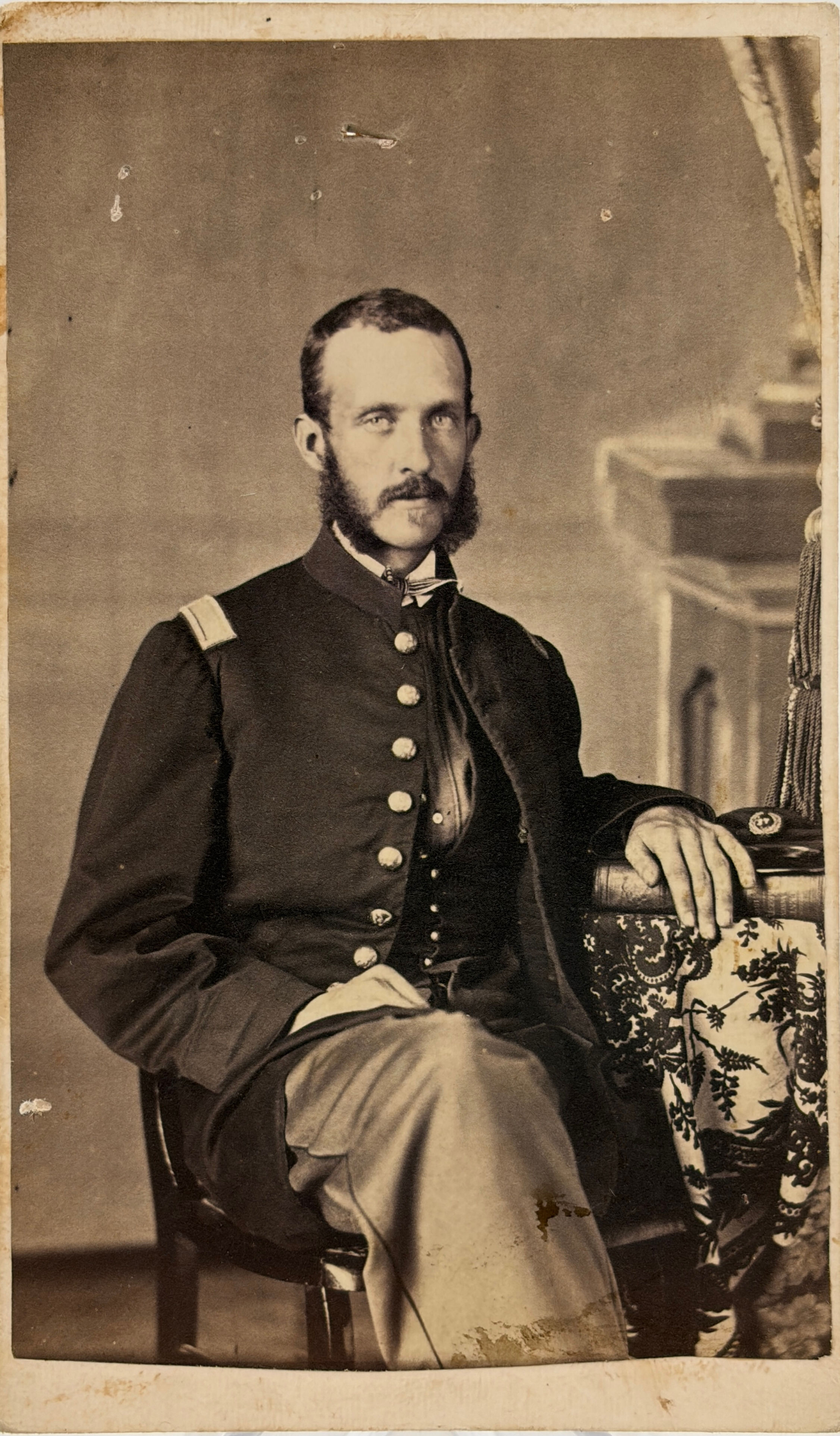 Carte de Visite (CDV) of George H. Pressey – 1st New Hampshire Cavalry