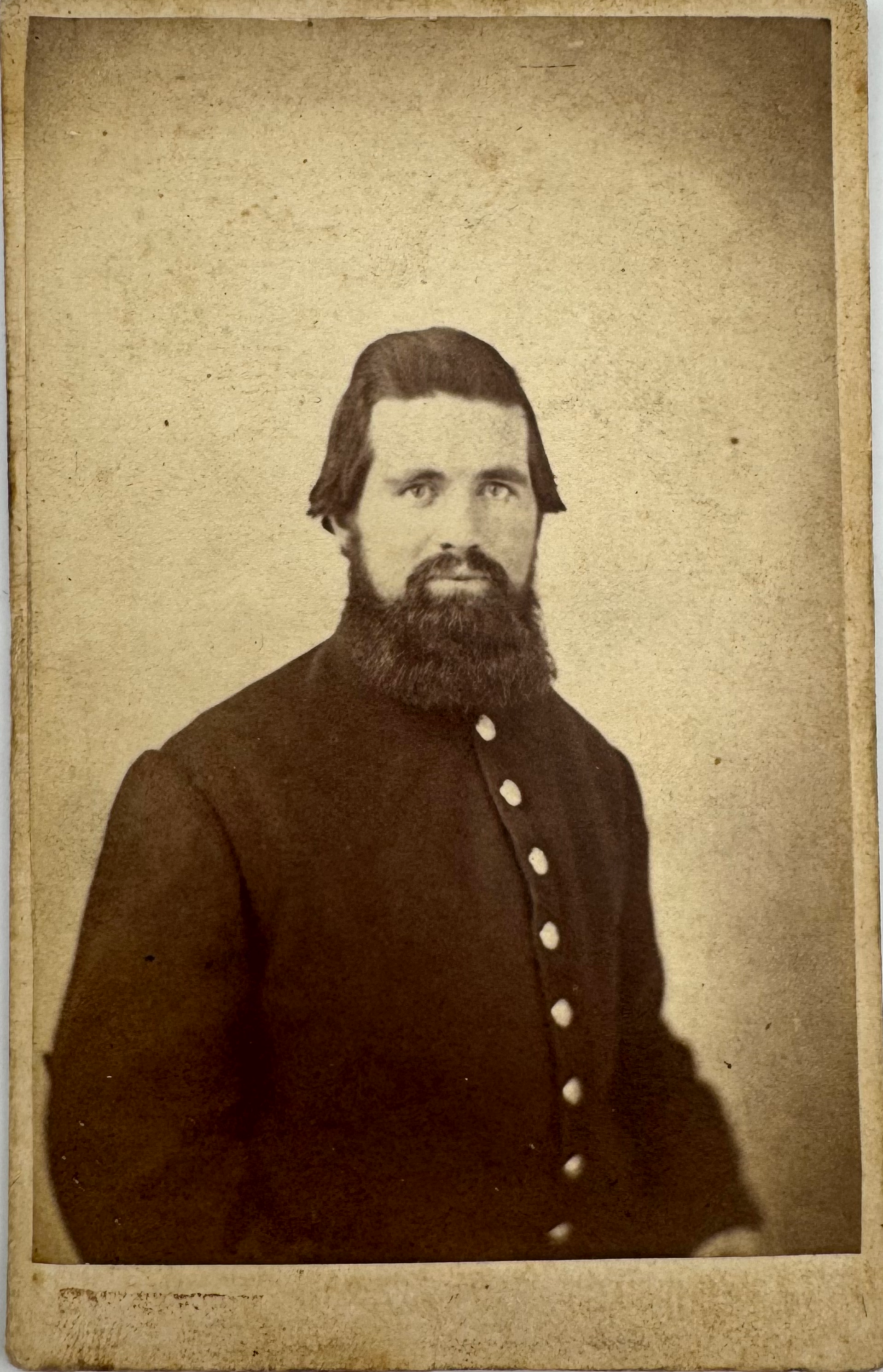 CDV of  Unknown Union Soldier with No Backmark