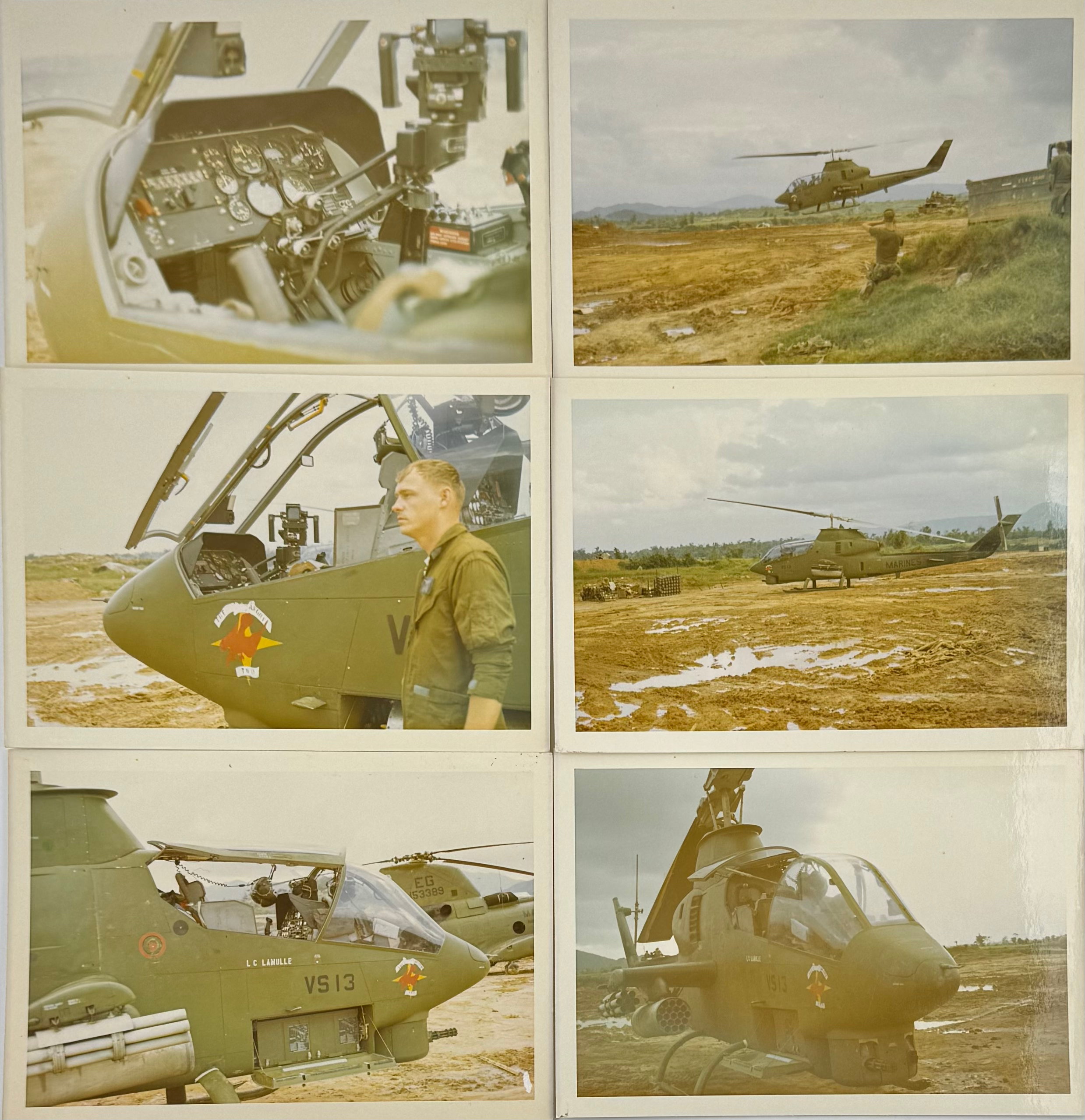 Ten Photos of Vietnam War Marine Cobra Gunships with Nose Art