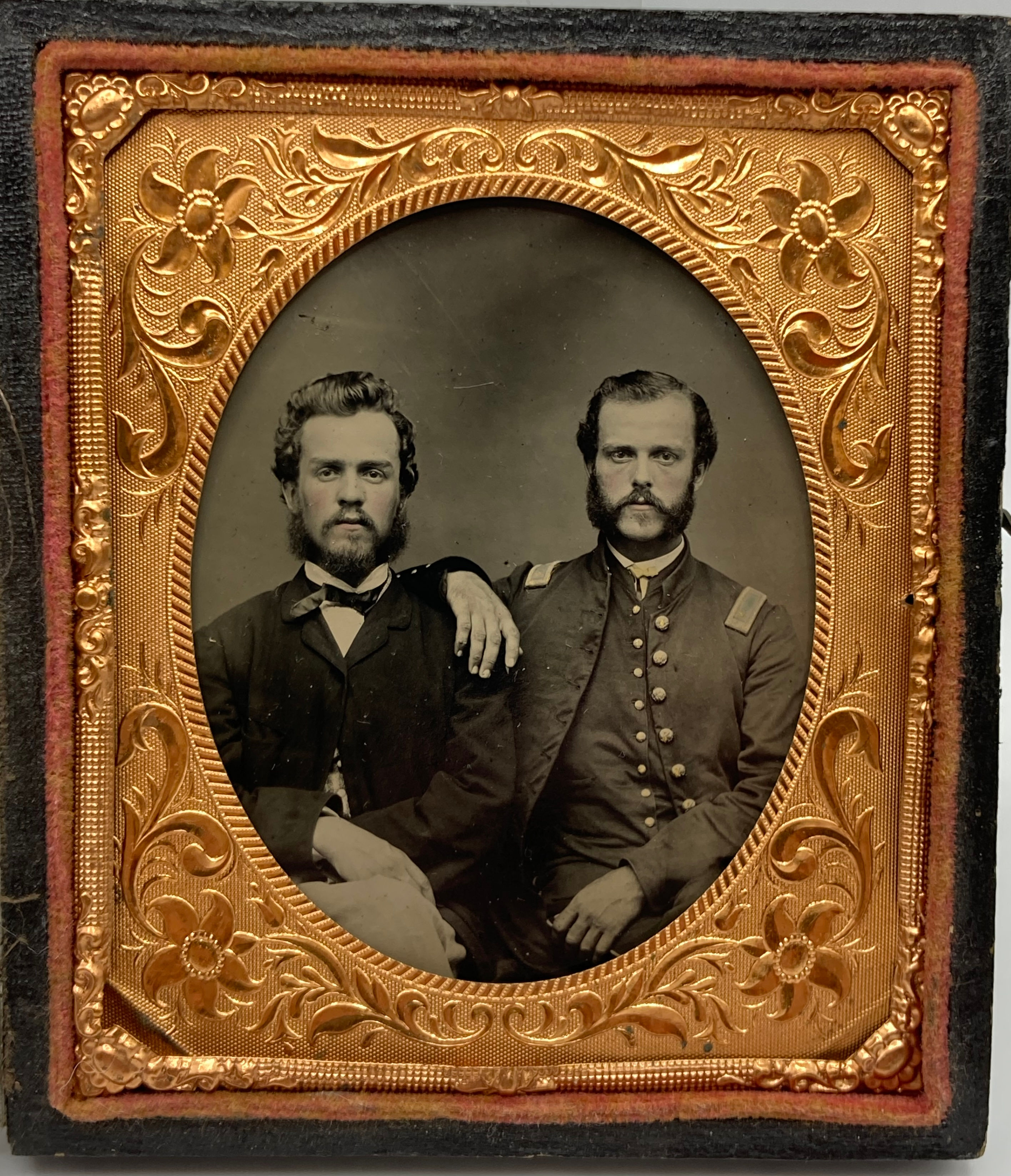 ID’ed Federal Officer 1/6th Plate Tintype