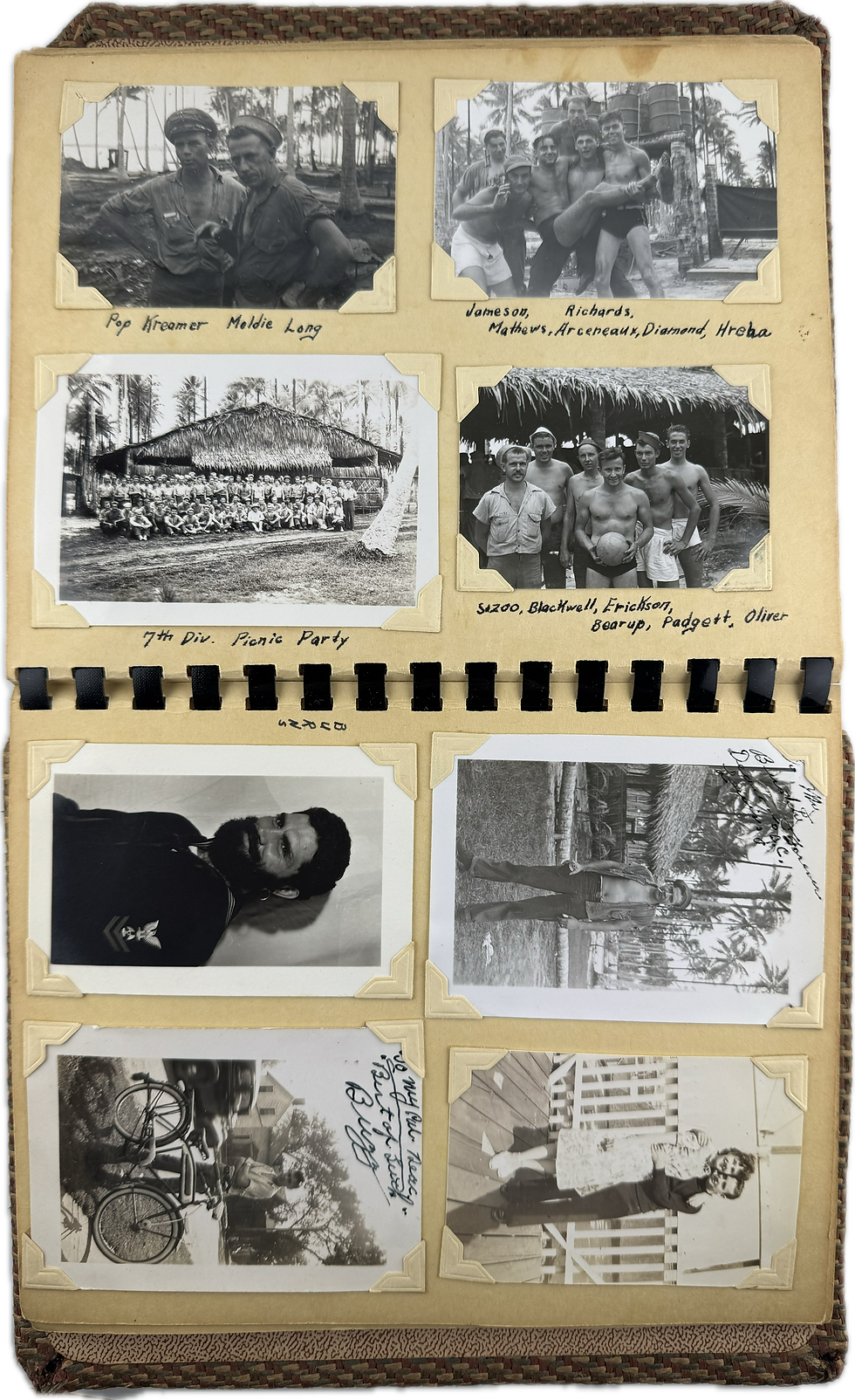 Thumbnail: Large World War Two US Navy Album Many Signed Images 