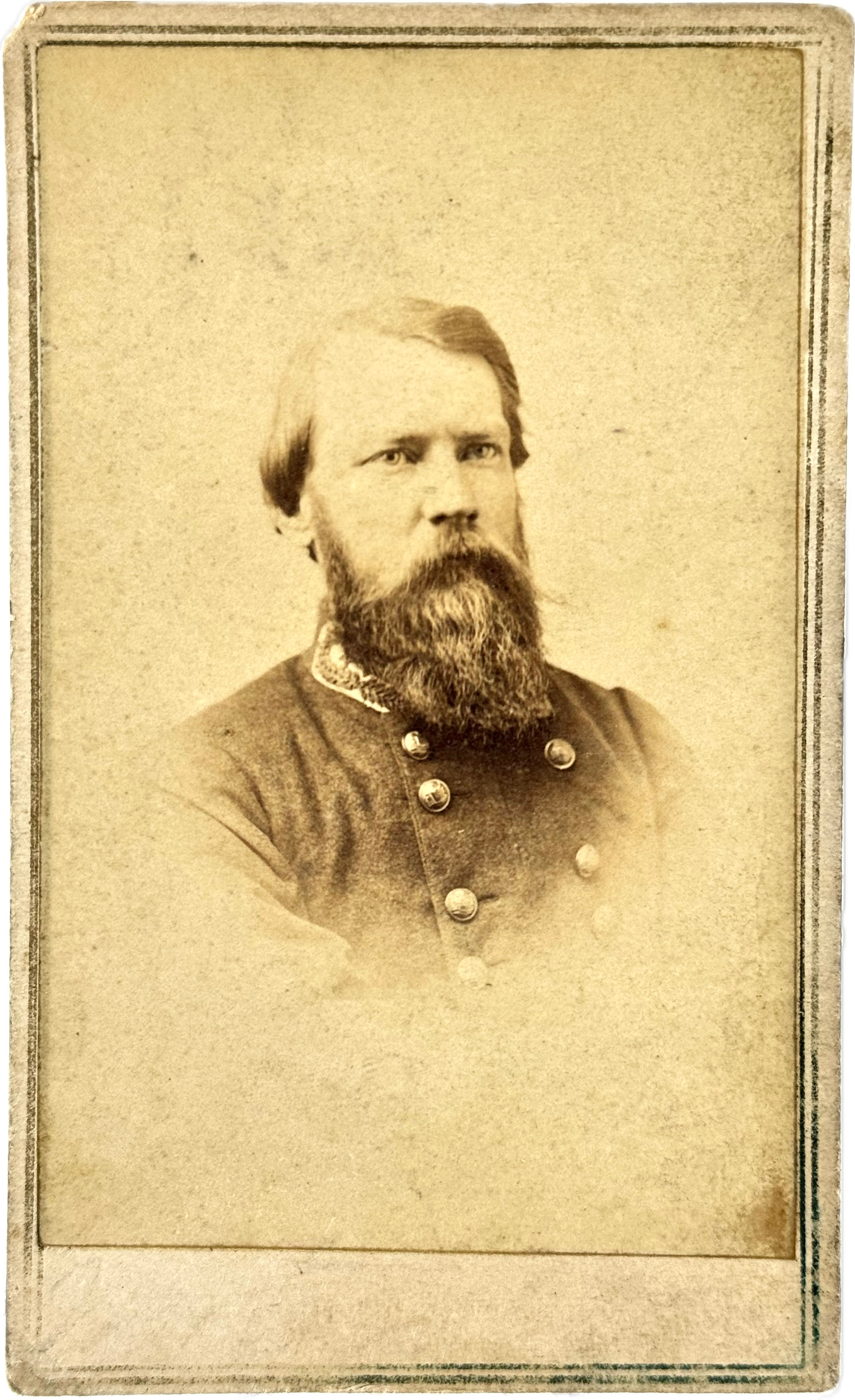 Rare CDV of Confederate General Seth Maxwell Barton