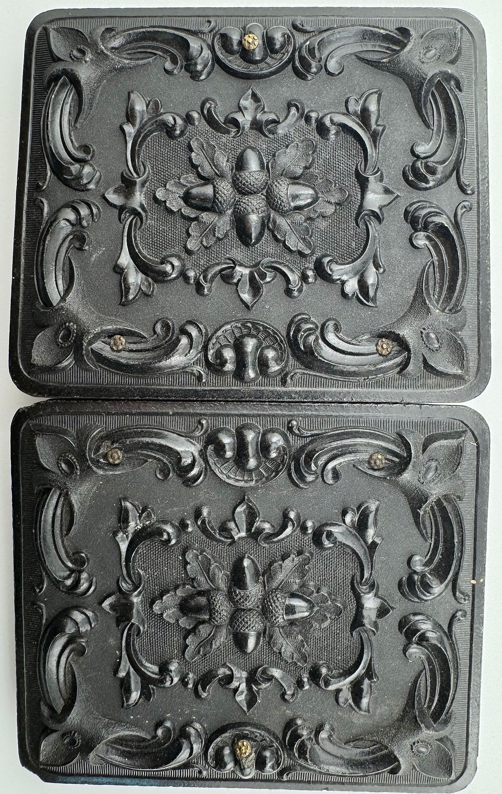 Thumbnail: 1/9th Ambrotype of Federal Soldier “George Poe” with Gutta Percha Case